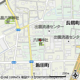 静岡県浜松市中央区長鶴町31周辺の地図