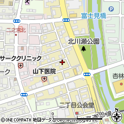 静岡県磐田市二之宮東周辺の地図