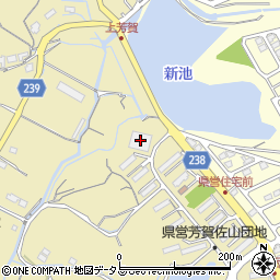 芳賀佐山浄化センター周辺の地図