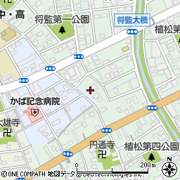 静岡県浜松市中央区将監町45周辺の地図