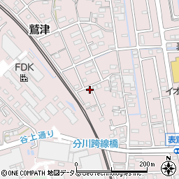 静岡県湖西市鷲津2678-1周辺の地図