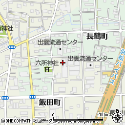 静岡県浜松市中央区飯田町254周辺の地図