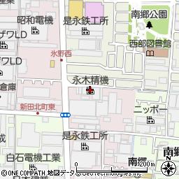 株式会社永木精機周辺の地図