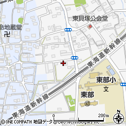 静岡県磐田市東貝塚1148周辺の地図