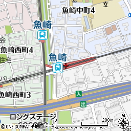 魚崎駅周辺の地図