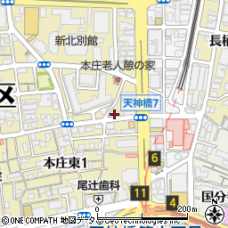 オリジン弁当天神橋７丁目店周辺の地図
