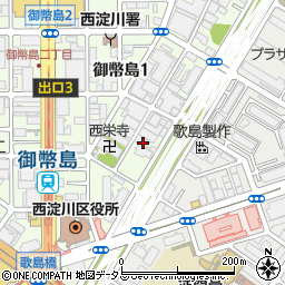 淀川化成株式会社周辺の地図