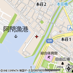 播磨町役場　播磨町本荘雨水ポンプ場周辺の地図