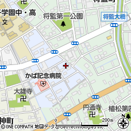 静岡県浜松市中央区神立町543周辺の地図