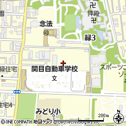 大阪府大阪市鶴見区緑周辺の地図