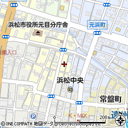 静岡県浜松市中央区元目町128-20周辺の地図