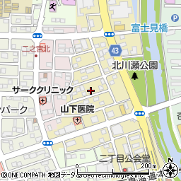 静岡県磐田市二之宮東14-11周辺の地図