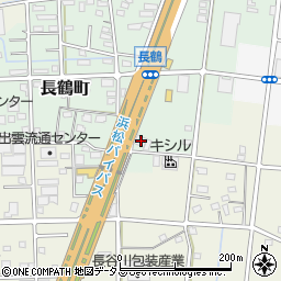 静岡県浜松市中央区長鶴町234周辺の地図