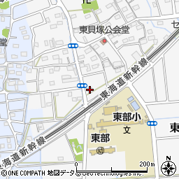 静岡県磐田市東貝塚1143周辺の地図