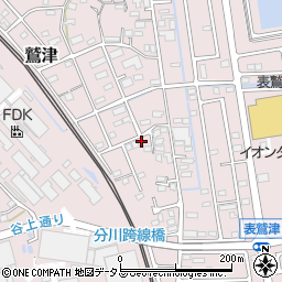 静岡県湖西市鷲津2694周辺の地図