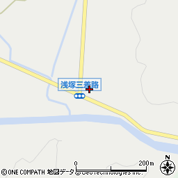 広島県安芸高田市甲田町浅塚129周辺の地図