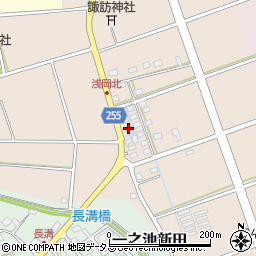 静岡県袋井市浅岡660周辺の地図
