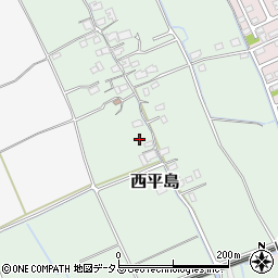 岡山県岡山市東区西平島489周辺の地図