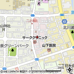 静岡県磐田市二之宮浅間2-7周辺の地図