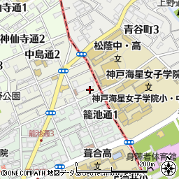 中島通公園周辺の地図