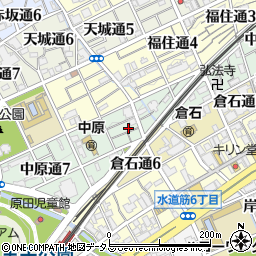 門田外科医院周辺の地図