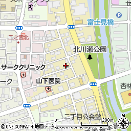 静岡県磐田市二之宮東14-16周辺の地図