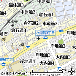 みずほ銀行灘支店 ＡＴＭ周辺の地図