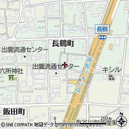 静岡県浜松市中央区長鶴町211周辺の地図