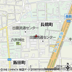 静岡県浜松市中央区長鶴町46周辺の地図