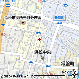 静岡県浜松市中央区元目町128-23周辺の地図