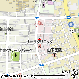 静岡県磐田市二之宮浅間2-18周辺の地図