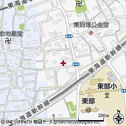 静岡県磐田市東貝塚1196周辺の地図