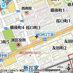 日新信用金庫六甲支店周辺の地図