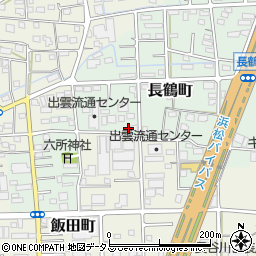 静岡県浜松市中央区長鶴町45周辺の地図