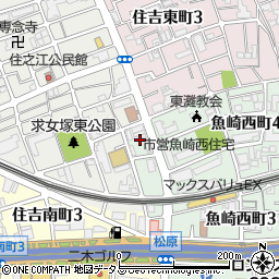 兵庫県神戸市東灘区魚崎西町4丁目12周辺の地図