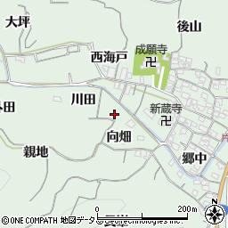 愛知県南知多町（知多郡）片名（川田）周辺の地図