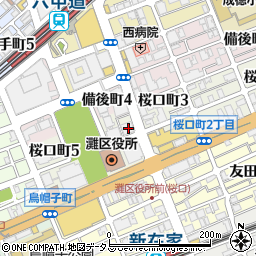 六甲合同事務所周辺の地図