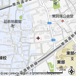 静岡県磐田市東貝塚1188周辺の地図
