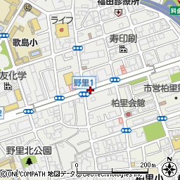 歌島二丁目周辺の地図