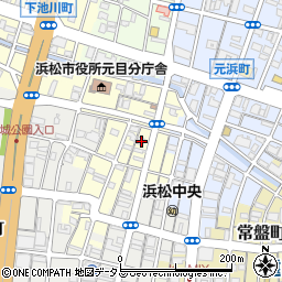 静岡県浜松市中央区元目町121周辺の地図