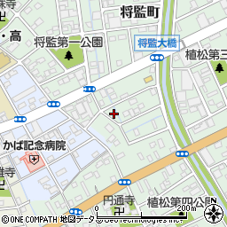 静岡県浜松市中央区将監町46周辺の地図