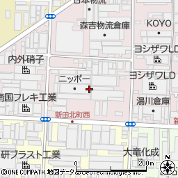 大阪府大東市新田北町4周辺の地図