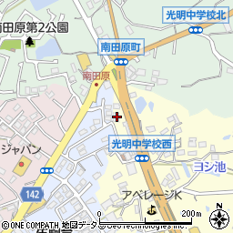 奈良県生駒市小明町1840周辺の地図