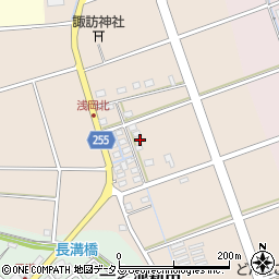 静岡県袋井市浅岡548-3周辺の地図
