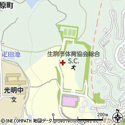 奈良県生駒市小明町1808周辺の地図