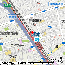 大阪府大阪市淀川区塚本2丁目28周辺の地図