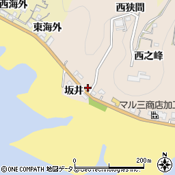 愛知県南知多町（知多郡）豊浜（坂井）周辺の地図