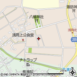 静岡県袋井市浅岡1036周辺の地図