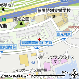 県営南芦屋浜高層住宅４号棟周辺の地図