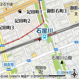 Ｈｉ－Ｐａｒｋ石屋川第５駐車場周辺の地図